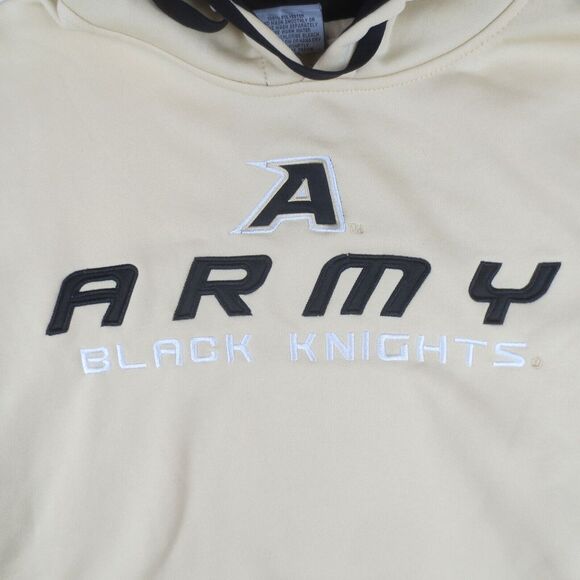 Army Black Knights Hoodie Mens S Yellow Pullover Sweatshirt West Point Athletics - Picture 1 of 8
